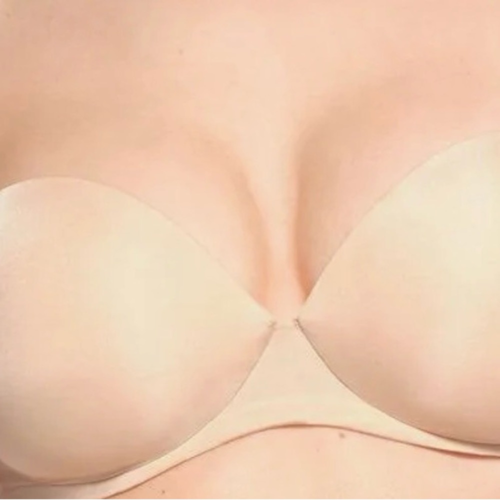 SKIMS ultimate strapless push-up bra in sand